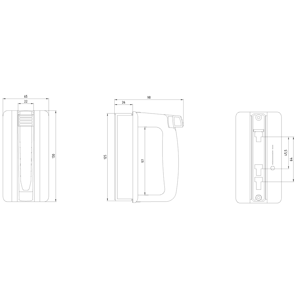 Fuse-puller for LV HRC fuse size 000 to 3 - Image 2