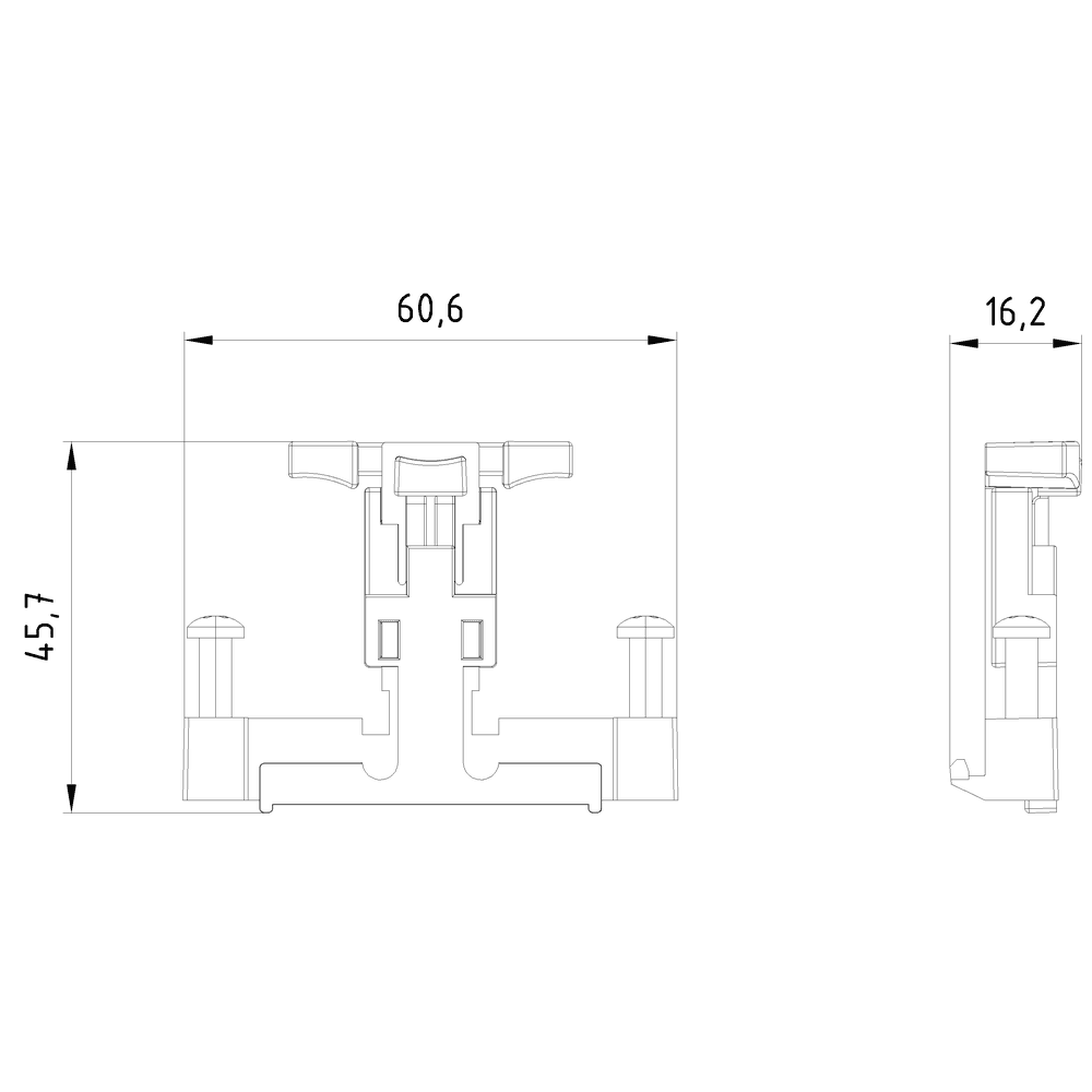 PAC spare parts package 4 lateral supports - Image 2