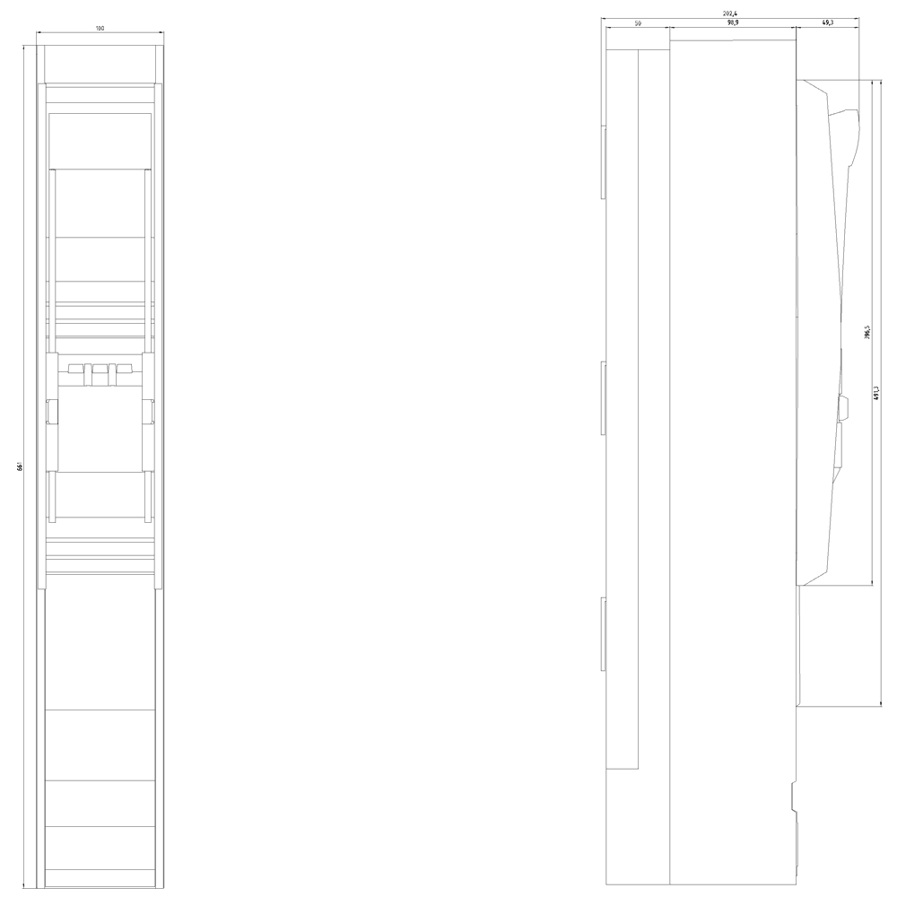 In-line fuse switch disconnector 3-pole selectable - Image 2