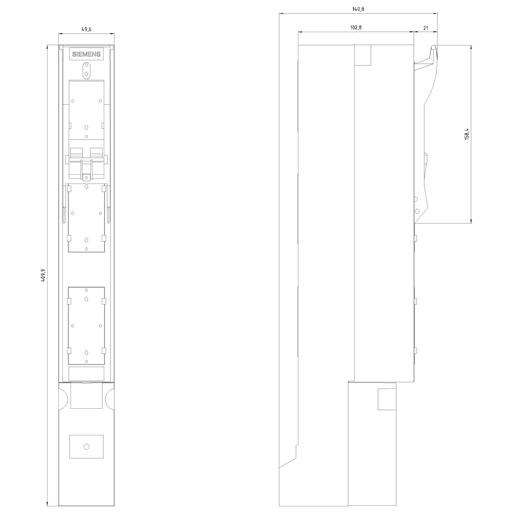 in-line fuse switch disconnector 3-pole switchable - Image 2