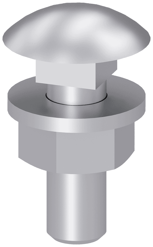 Screw set truss-head screw M10 x 35 with spring washer by Siemens