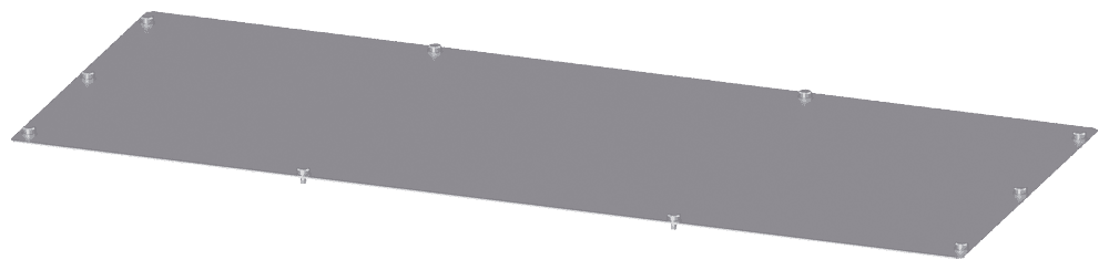 Aluminum insert 3 mm D: 600 mm W: 1000 mm by Siemens