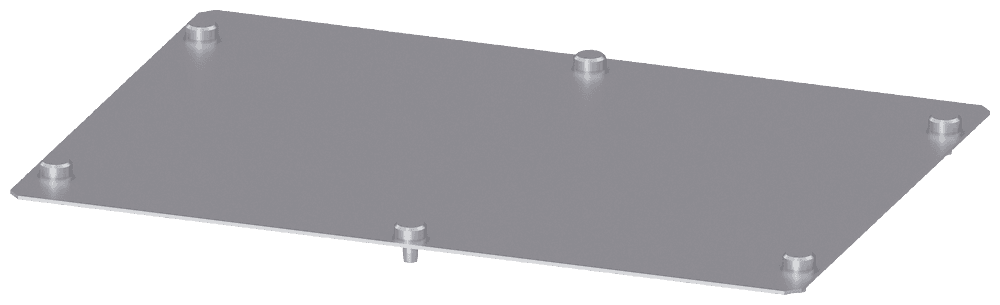 Aluminum insert 3 mm D: 400 mm W: 400 mm by Siemens