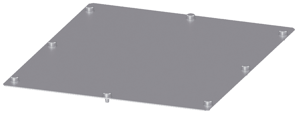 Aluminum insert 3 mm D: 600 mm W: 400 mm by Siemens