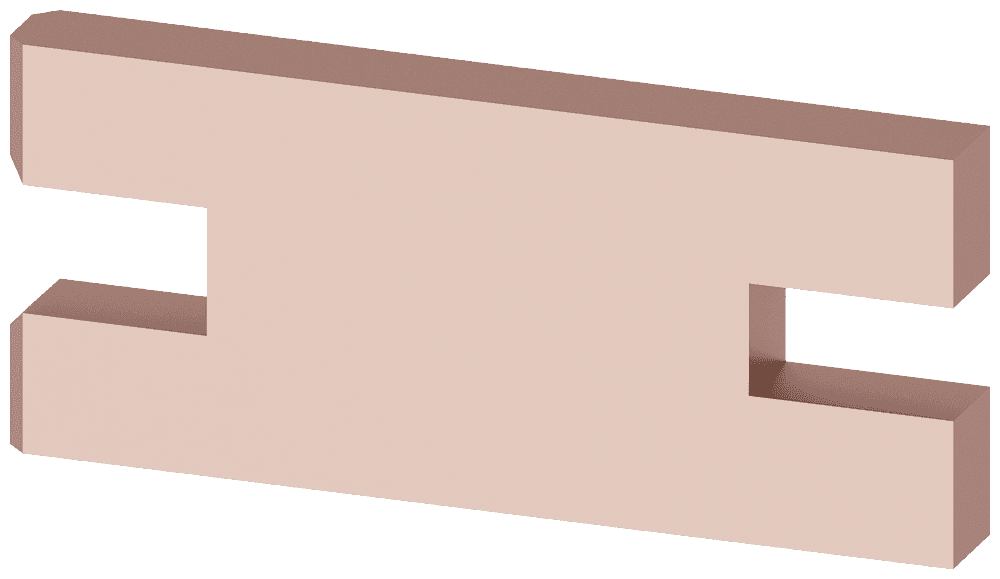 connecting lug 40x10 mm by Siemens