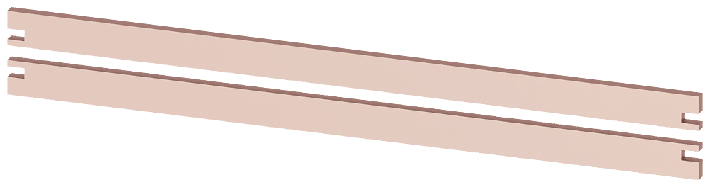 Busbar PE 2 x 30 x 10 mm by Siemens