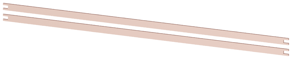 Busbar PE 2 x 20 x 5 mm by Siemens
