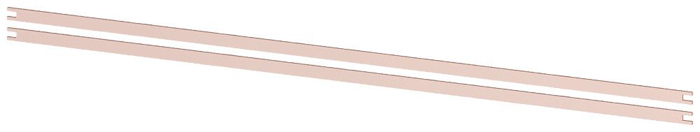 Busbar PE 2 x 20 x 5 mm by Siemens