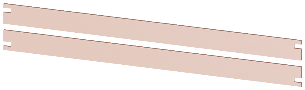 Busbar PE 2 x 40 x 5 mm by Siemens