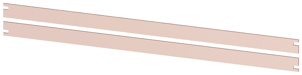 Busbar PE 2 x 40 x 5 mm by Siemens