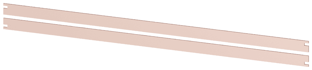Busbar PE 2 x 40 x 5 mm by Siemens