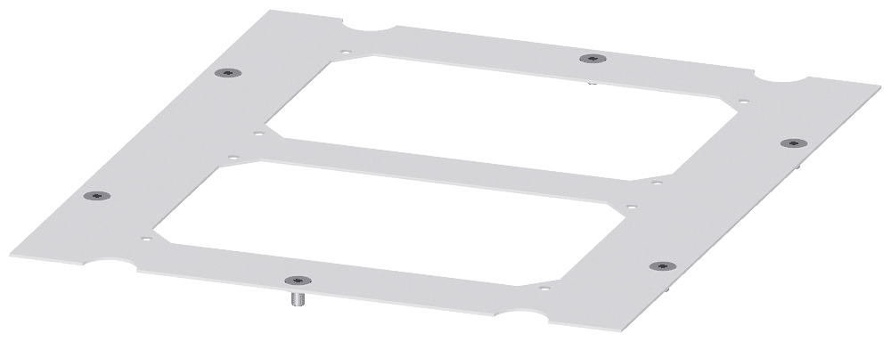 Base plate for module inserts IP54 by Siemens