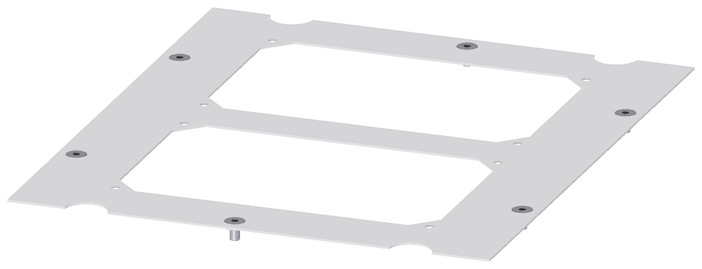 Base plate for module inserts IP30 by Siemens