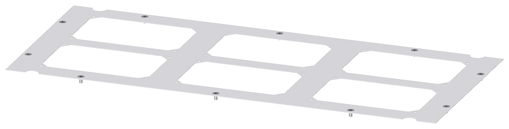 Floor plate for module inserts IP30 by Siemens