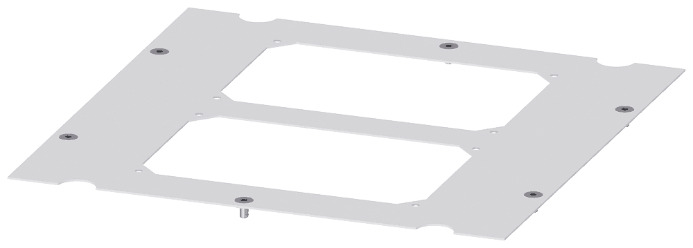 Base plate for module inserts IP54 by Siemens