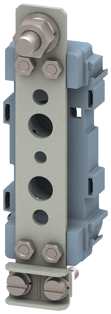 Neutral terminal base plastic Sz. 00 160A 690V by Siemens