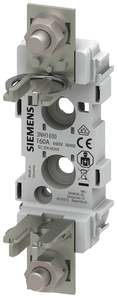 HRC fuse base plastic Sz. 00 by Siemens