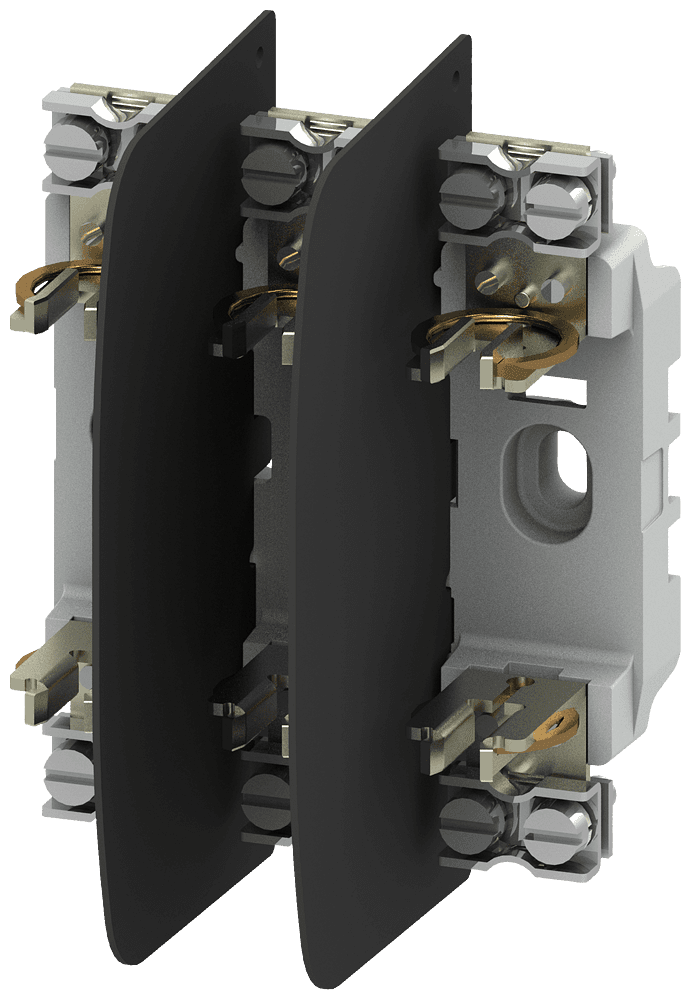 HRC fuse base plastic Sz. 00 3-pole 160A 690V clamp connection 6 x 70 mm2 by Siemens