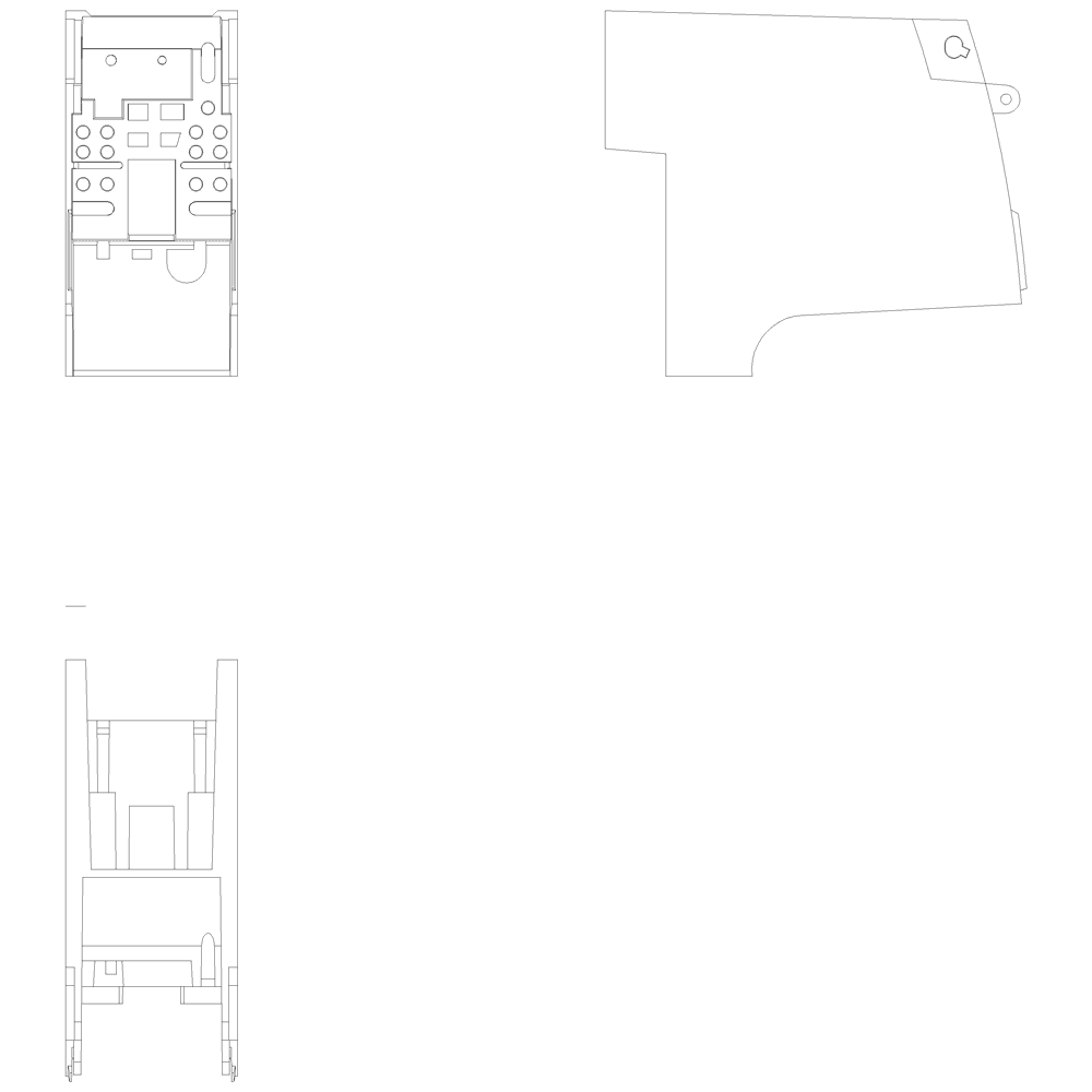 HRC Terminal cover for 1-pole HRC fuse base Sz. 00 universal - Image 2