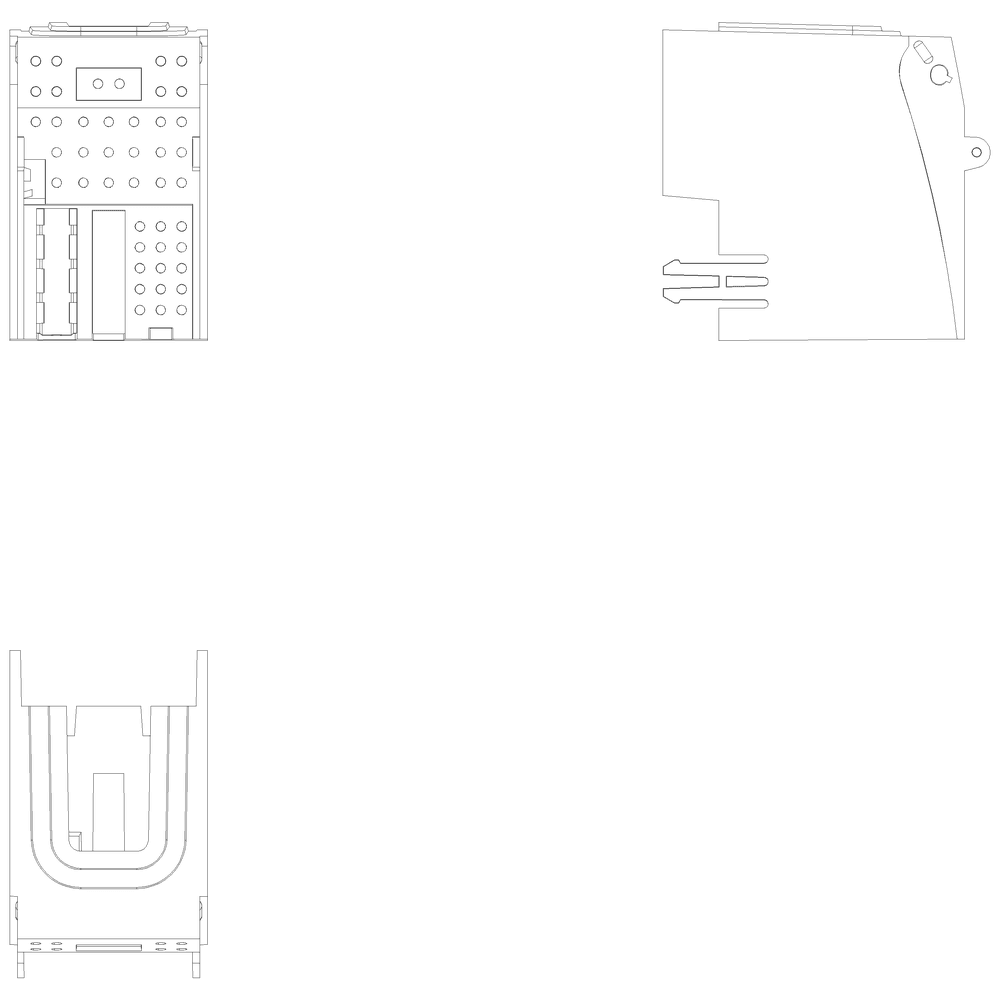 HRC Terminal cover for 1-pole HRC fuse base Sz. 1 universal - Image 2