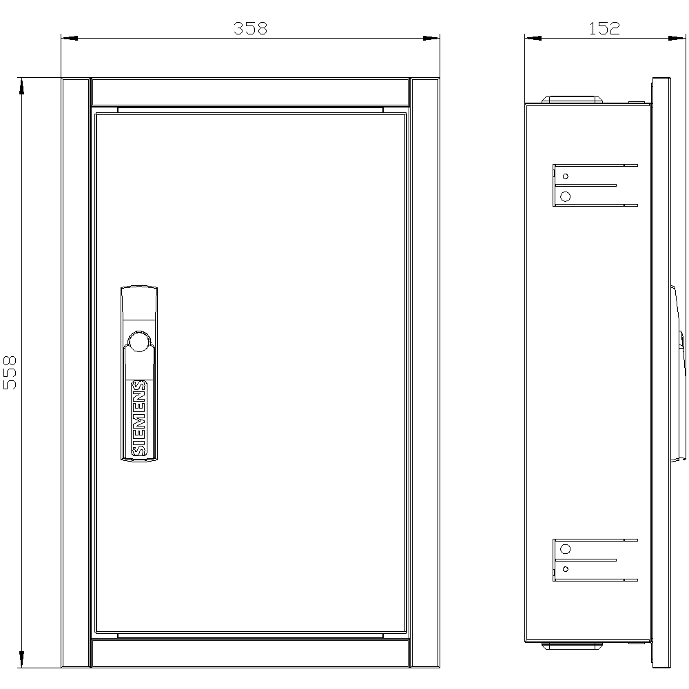ALPHA 160 DIN flush-mounted board SK2 - Image 2