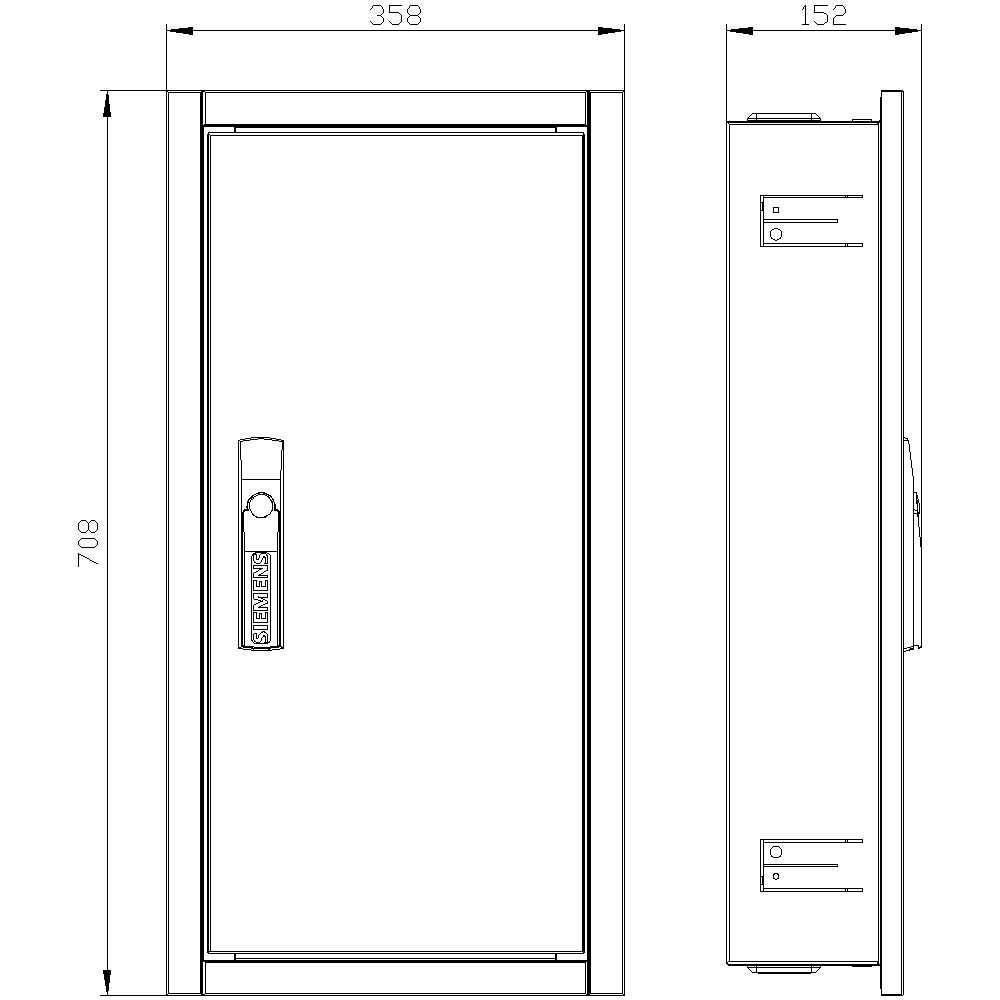 ALPHA 160 DIN flush-mounted board SK2 - Image 2