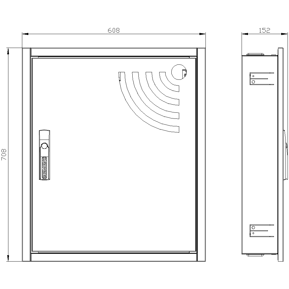 ALPHA 160 DIN flush-mounted board SK2 - Image 2