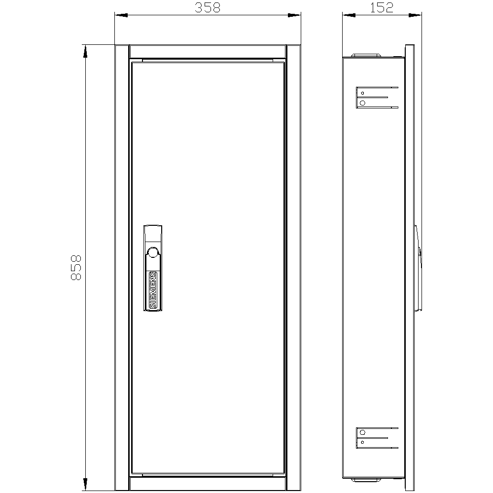 ALPHA 160 DIN flush-mounted board SK2 - Image 2