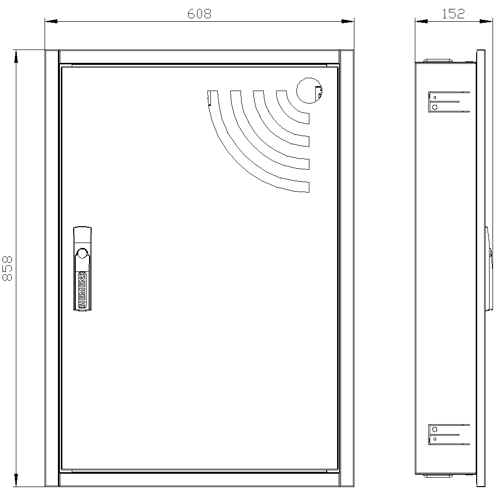 ALPHA 160 DIN flush-mounted board SK2 - Image 2