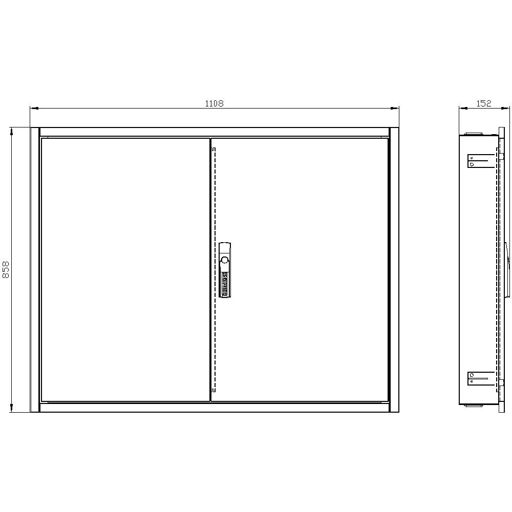 ALPHA 160 DIN flush-mounted board SK2 - Image 2