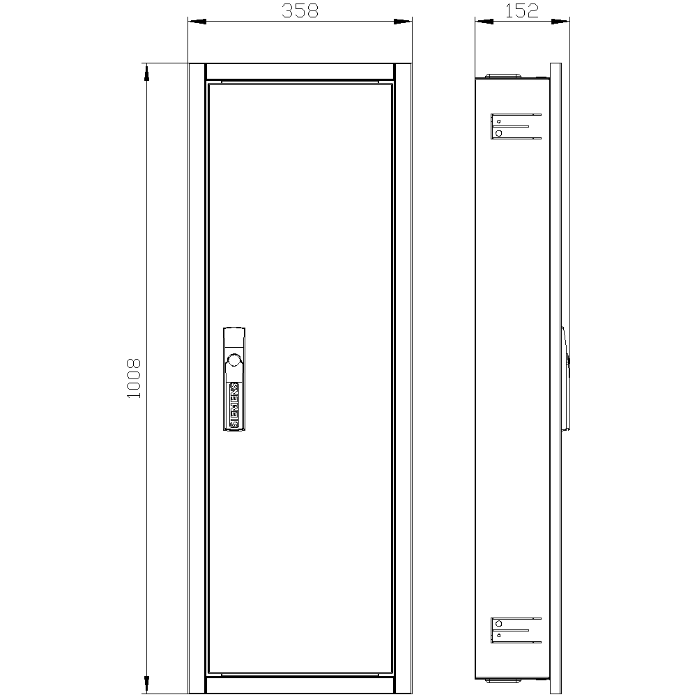 ALPHA 160 DIN flush-mounted board SK2 - Image 2