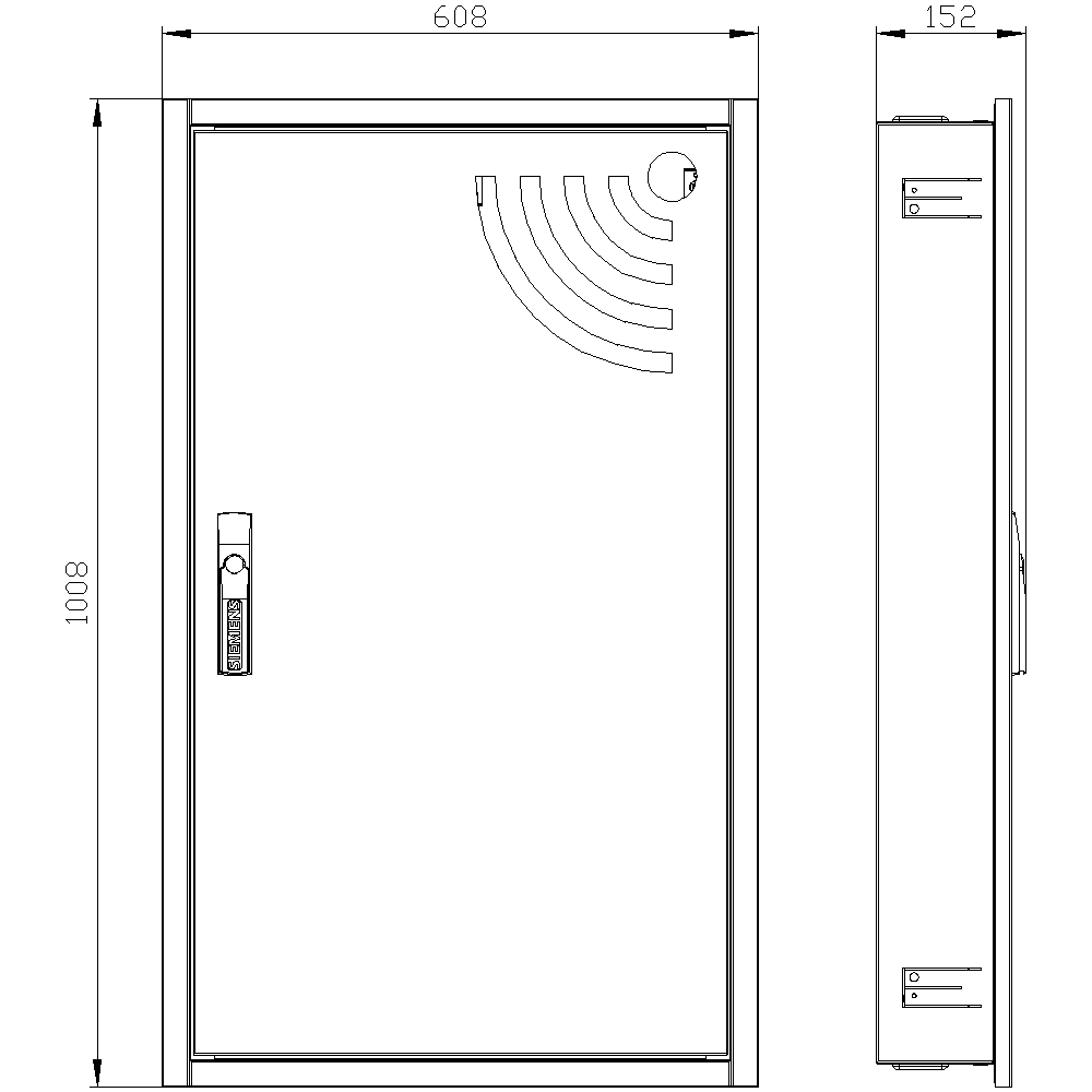 ALPHA 160 DIN flush-mounted board SK2 - Image 2