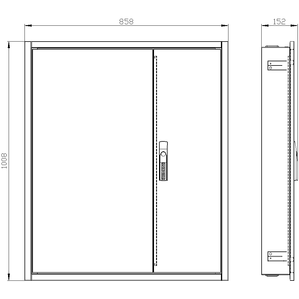 ALPHA 160 DIN flush-mounted board SK2 - Image 2
