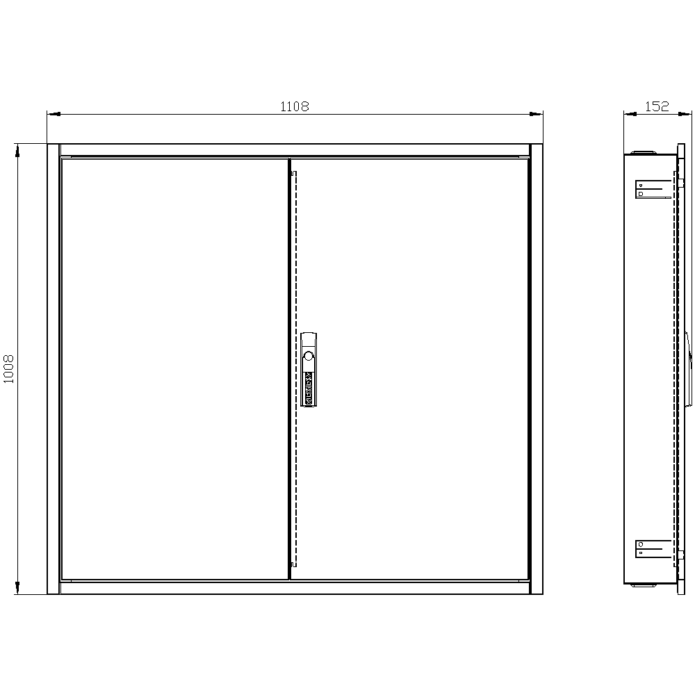 ALPHA 160 DIN flush-mounted board SK2 - Image 2