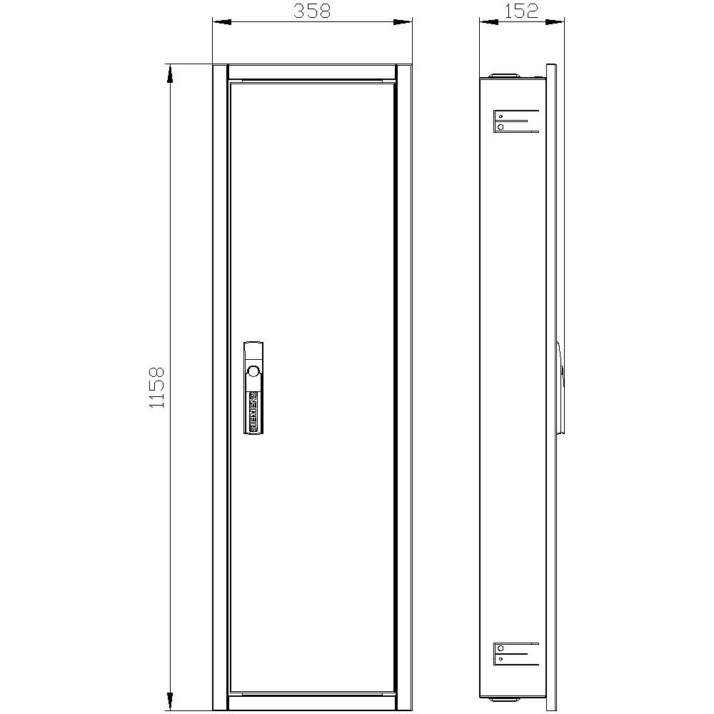 ALPHA 160 DIN flush-mounted board SK2 - Image 2