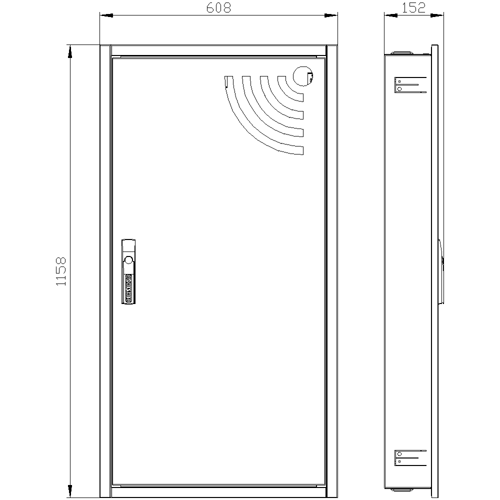 ALPHA 160 DIN flush-mounted board SK2 - Image 2