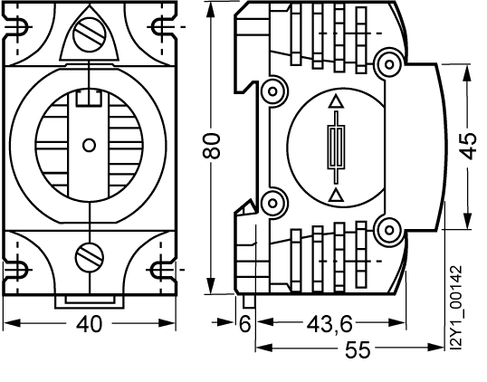 DIAZED fuse base size DII Molded plastic - Image 2