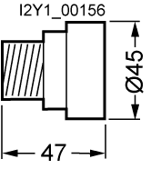 DIAZED screw cap DIII 63 A 500 V AC/DC ceramic with inspection hole - Image 2