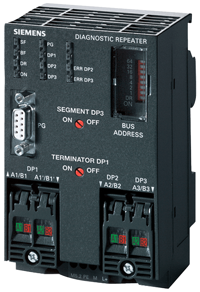 SIPLUS DP diagnostic repeaters based on 6ES7972-0AB01-0XA0 with conformal coating by Siemens