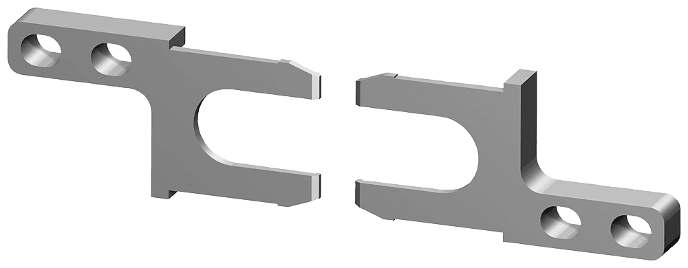 Push-in lug/adapter for screw mounting for devices with 1 or 2 change-over contacts by Siemens