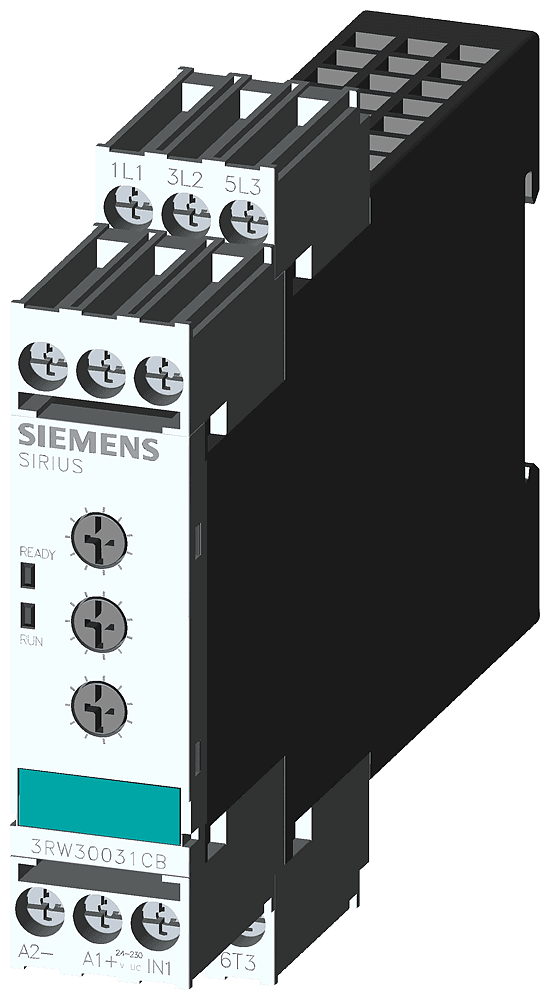 SIRIUS soft starter 22.5mm 3 A by Siemens