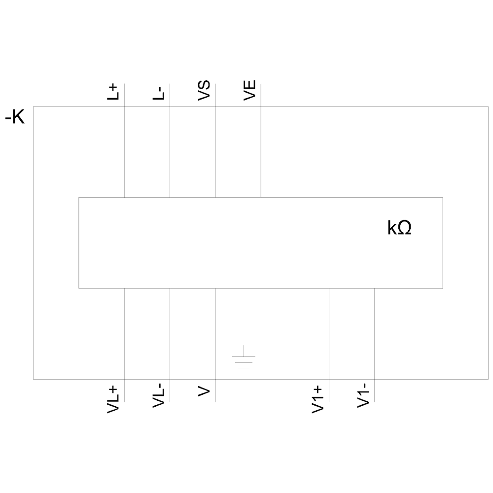 voltage reducer module for insulation monitoring relay 3UG4583 for expanding the supply voltage range to 690 V AC and 1000 V DC screw terminal - Image 5