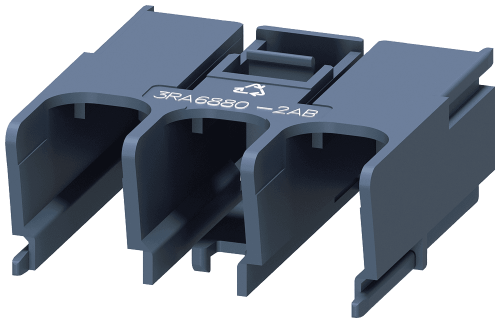 Terminal covers (2 units) for 3-phase infeed 25/35 mm2 3RA6812-8AB/AC 1 bag contains 2 covers by Siemens