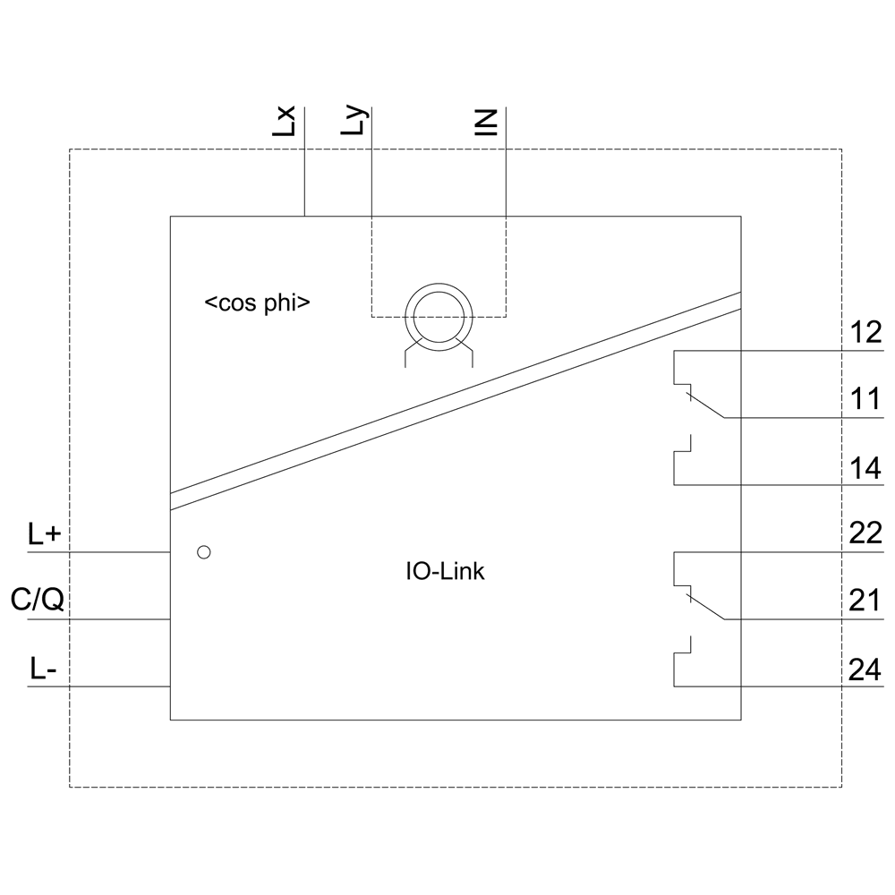 !!! product phase-out !!! the preferred successor is 3UG5842-1AA40 digital monitoring relay cos phi and current monitoring for IO-Link 90...690 V AC - Image 6