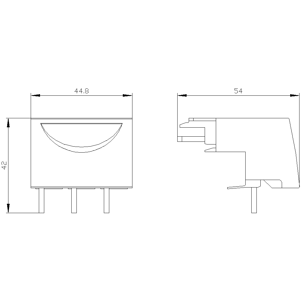 cable connector for circuit breaker Size S0 with screw terminal (individual unit packaging) - Image 2