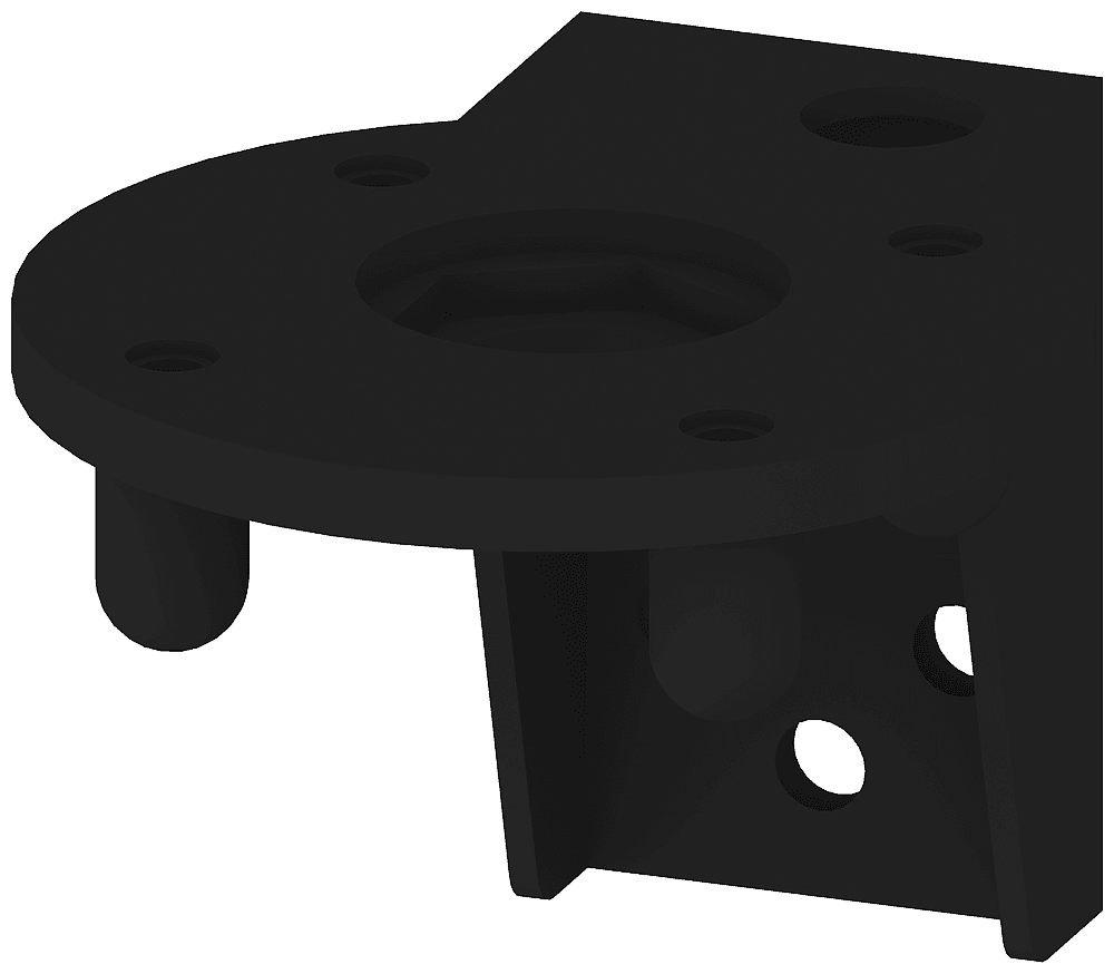 Bracket for foot mounting by Siemens