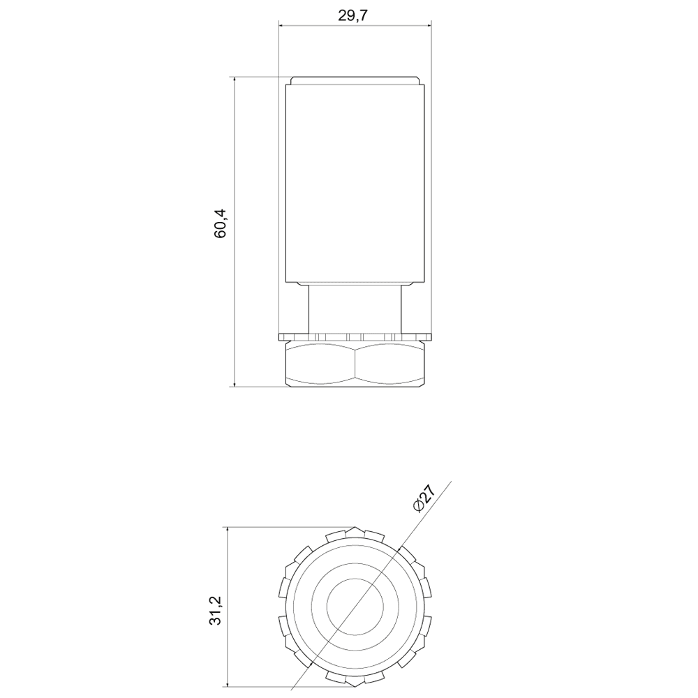 adapter for single-hole mounting - Image 2