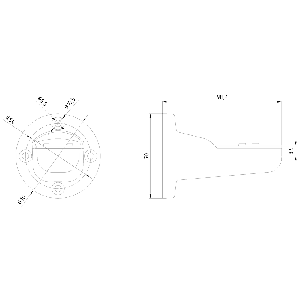 Bracket for wall mounting - Image 2