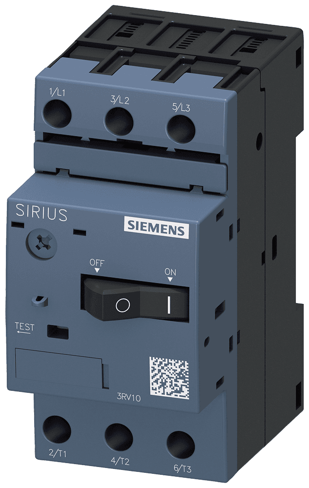 Circuit breaker size S00 for motor protection by Siemens