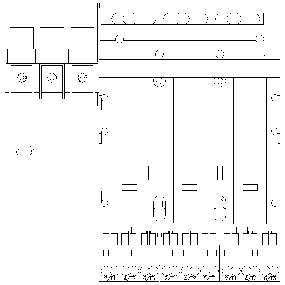 Infeed left Connection main circuit: input: Screw - Image 2